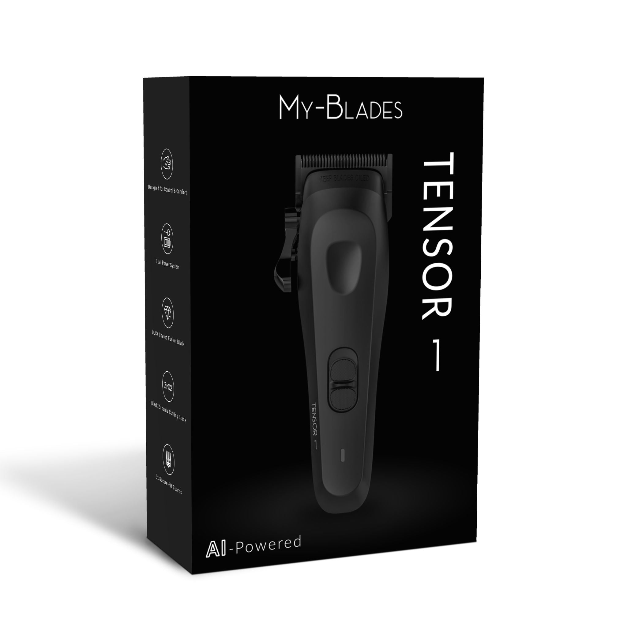 Tensor 1 Black – KI-gesteuerte professionelle Barber- und Haarschneidemaschine Clipper